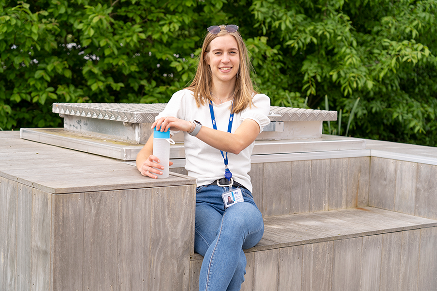 Maureen, procesanalist en voorzitter van het warmteteam bij Vitens