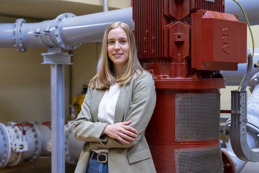 Maureen, procesanalist en voorzitter van het warmteteam bij Vitens